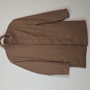 🤎 H&M Wool Blend Camel Coat – Size S